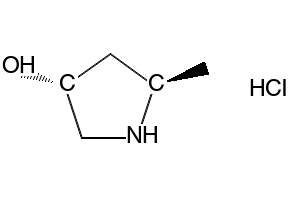 (3R,5R)-5-Methylpyrrolidin-3-ol hydrochloride structure, CAS 857651-11-7