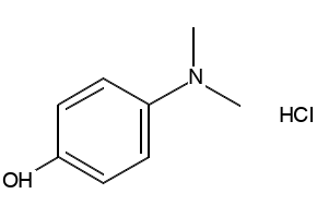 p-(dimethylamino)phenol hydrochloride structure, CAS 5882-48-4