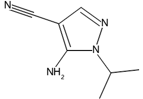 1H-Pyrazole-4-carbonitrile,5-amino-1-(1-methylethyl)-(9CI) structure, CAS 21254-23-9