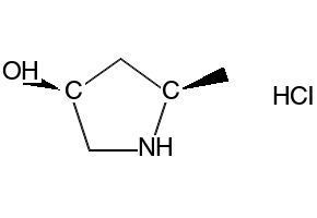 (3S,5R)-5-methylpyrrolidin-3-ol hydrochloride structure, CAS 1107658-78-5