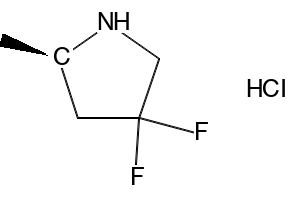 (R)-4,4-difluoro-2-methylpyrrolidine hydrochloride structure, CAS 2845095-62-5