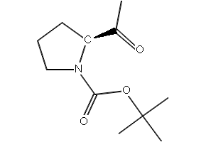 (S)-1-Boc-2-acetyl-pyrrolidine structure, CAS 91550-08-2
