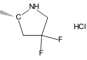 (S)-4,4-difluoro-2-methylpyrrolidine hydrochloride structure, CAS 1917292-38-6