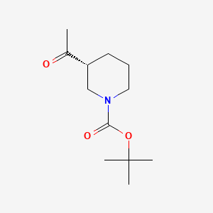 (R)-1-Boc-3-acetyl-piperidine structure, CAS 942143-25-1