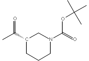 (S)-1-Boc-3-acetyl-piperidine structure, CAS 1008563-06-1