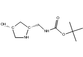 (2R,4R)-(2-Methyl-piperidin-4-yl)-carbamic acid tert-butyl ester structure, CAS 1820574-78-4