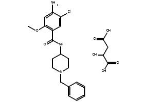 CLEBOPRIDE MALATE structure, CAS 57645-91-7