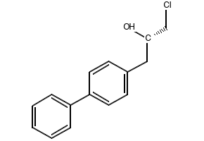 [1,1'-Biphenyl]-4-ethanol, α-(chloromethyl)-, (αS)- structure, CAS 1573000-28-8