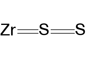 ZIRCONIUM SULFIDE structure, CAS 12039-15-5