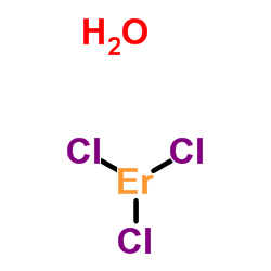 ERBIUM CHLORIDE HYDRATE structure, CAS 19423-85-9