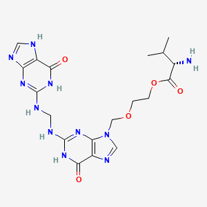 Guaninyl Valacyclovir structure, CAS 2519847-26-6