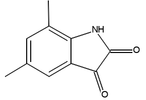 5,7-Dibromo-1H-indole-2,3-dione structure, CAS 6374-91-0