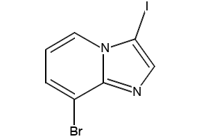 8-BroMo-3-iodo-iMidazo[1,2-a]pyridine structure, CAS 1232038-69-5