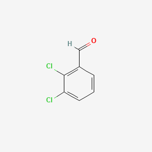 Dichlorobenzaldehyde structure, CAS 31155-09-6