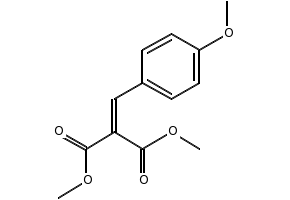 dimethyl (p-methoxybenzylidene)malonate structure, CAS 7443-25-6