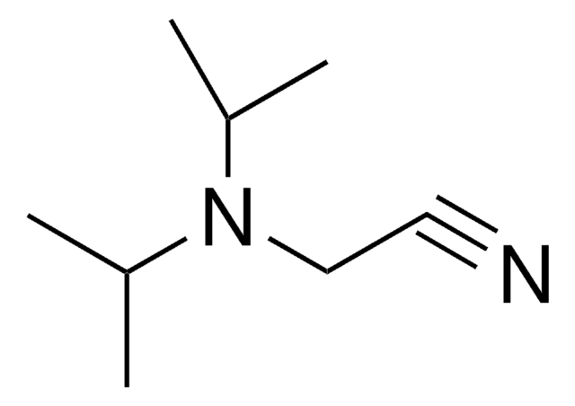 DIISOPROPYLAMINOACETONITRILE structure, CAS 54714-49-7