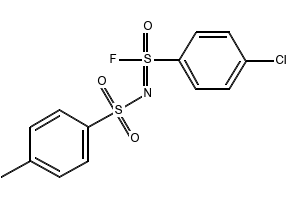 4-Chloro-N-tosylbenzenesulfonimidoyl fluoride structure, CAS 2143892-50-4