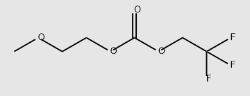 Carbonic acid, 2-methoxyethyl 2,2,2-trifluoroethyl ester structure, CAS 288148-57-2