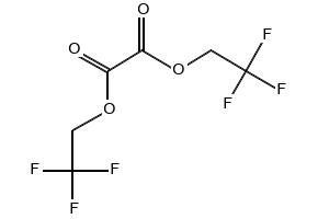 Ethanedioic acid, 1,2-bis(2,2,2-trifluoroethyl) ester structure, CAS 466684-90-2