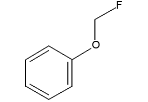 fluoromethoxybenzene structure, CAS 87453-27-8