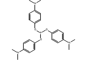 tris(4-(N,N-dimethylamino)phenyl) phosphite structure, CAS 41445-40-3