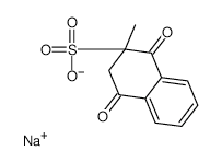 Menadionesodiumdisulfite structure, CAS 6147-37-1