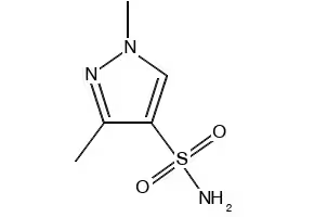 1H-Pyrazole-4-sulfonamide,1,3-dimethyl-(9CI) structure, CAS 88398-53-2