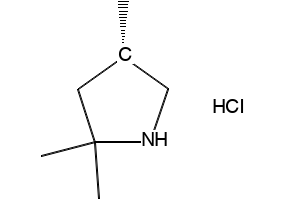 (S)-2,2,4-trimethylpyrrolidinehydrochloride structure, CAS 1897428-40-8