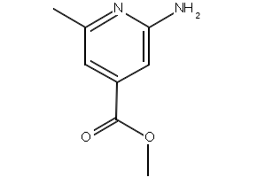 2-AMino-6-MethylisonicotinicacidMethylester structure, CAS 1029128-50-4