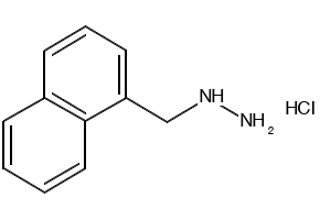 (naphthalen-1-ylmethyl)hydrazine hydrochloride structure, CAS 94714-35-9