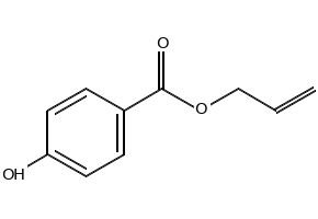 4-HYDROXYBENZOIC ACID ALLYL ESTER structure, CAS 18982-18-8