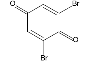 2,6-DIBROMO-P-BENZOQUINONE structure, CAS 19643-45-9