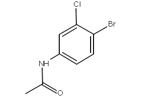 4-BROMO-3-CHLOROACETANILIDE structure, CAS 22459-81-0