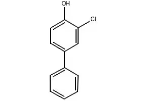 2-CHLORO-4-PHENYLPHENOL structure, CAS 92-04-6