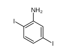 2,5-DIIODOANILINE structure, CAS 64085-53-6