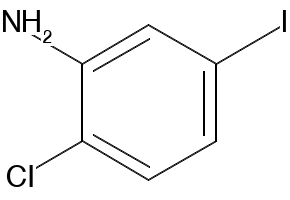2-chloro-5-iodoaniline structure, CAS 16604-98-1
