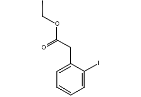 Ethyl 2-(2-iodophenyl)acetate structure, CAS 90794-29-9