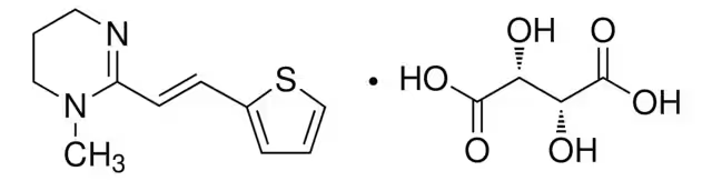 PYRANTEL TARTRATE structure, CAS 7635-10-1