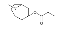 Tropine isobutyrate structure, CAS 495-80-7