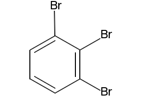1,2,3-TRIBROMOBENZENE structure, CAS 608-21-9