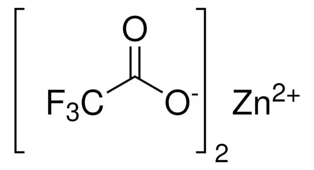 ZINC TRIFLUOROACETATE structure, CAS 21907-47-1