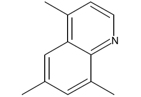 4,6,8-TRIMETHYLQUINOLINE structure, CAS 88565-88-2