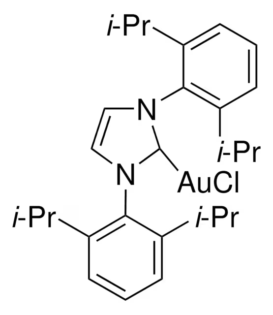 1,3-Bis(2,6-di-isopropylphenyl)imidazol-2-ylidenegold(I)chloride structure, CAS 852445-83-1