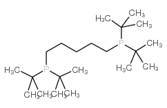 1,5-BIS(DI-T-BUTYLPHOSPHINO)PENTANE structure, CAS 65420-68-0