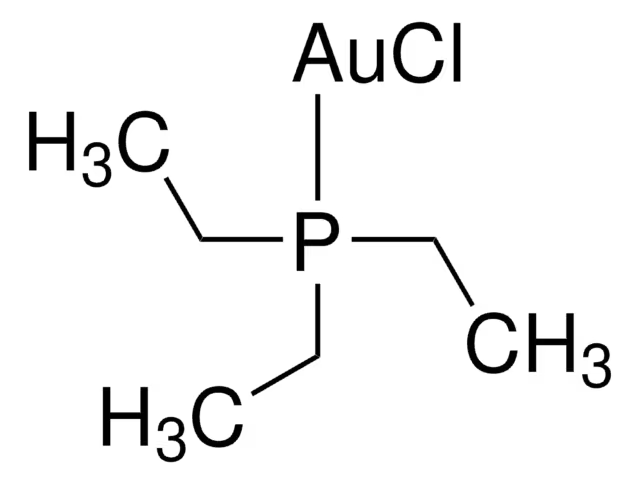 CHLORO(TRIETHYLPHOSPHINE)GOLD(I) structure, CAS 15529-90-5