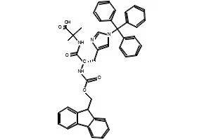 Alanine, N-[(9H-fluoren-9-ylmethoxy)carbonyl]-1-(triphenylmethyl)-L-histidyl-2-methyl- structure, CAS 1446013-13-3