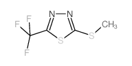 2-(trifluoroMethyl)-5-(Methylthio)-1,3,4-thiadiazole structure, CAS 32539-16-5