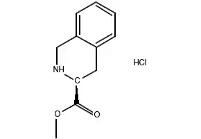 (S)-1,2,3,4-TETRAHYDROISOQUINOLINE-3-CARBOXYLIC ACID METHYL ESTER HYDROCHLORIDE structure, CAS 78183-55-8