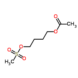 1-Acetate 4-Methanesulfonate 1,4-Butanediol structure, CAS 19859-00-8