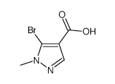 5-Bromo-1-methyl-1H-pyrazole-4-carboxylic acid structure, CAS 54367-67-8